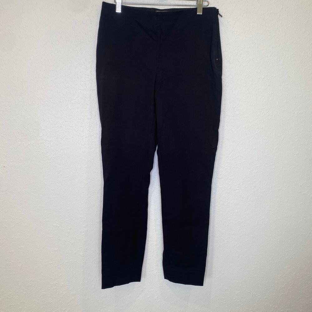 Everlane Women’s Black Stretchy Flat Front Ankle Pants Slim Fit EUC Sz 8